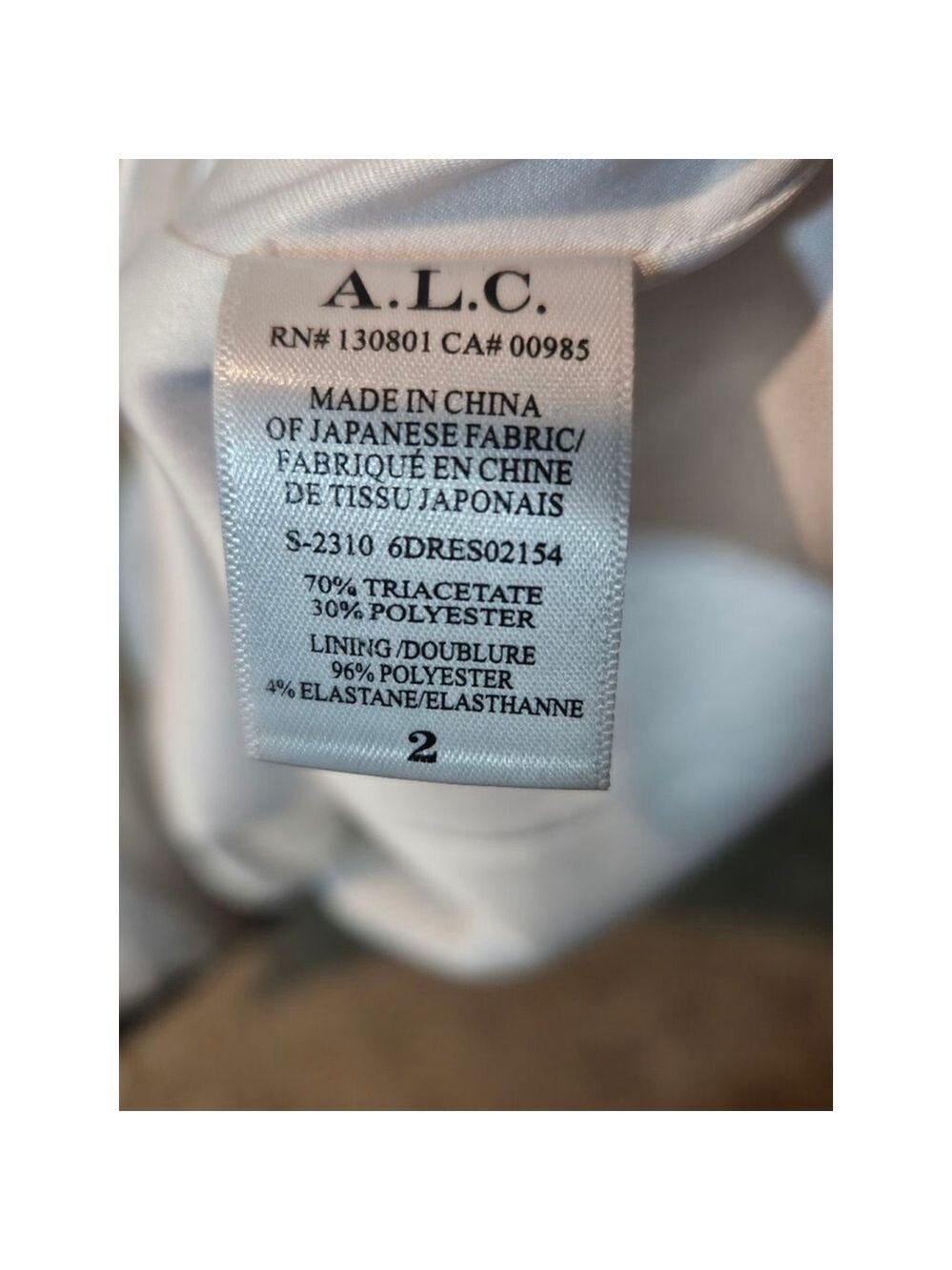 A.L.C. White Off-the-Shoulder Long Sleeve Maxi Dress Size 2 - Picture 9 of 10